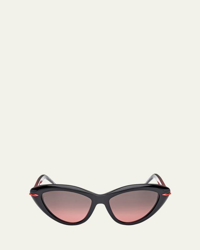 Acetate Cat-Eye Sunglasses